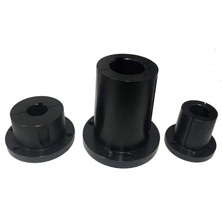B&B Manufacturing P1x1-11/16, Split Taper Bushing, C45 Steel, Black Oxide,  P1x1-11/16